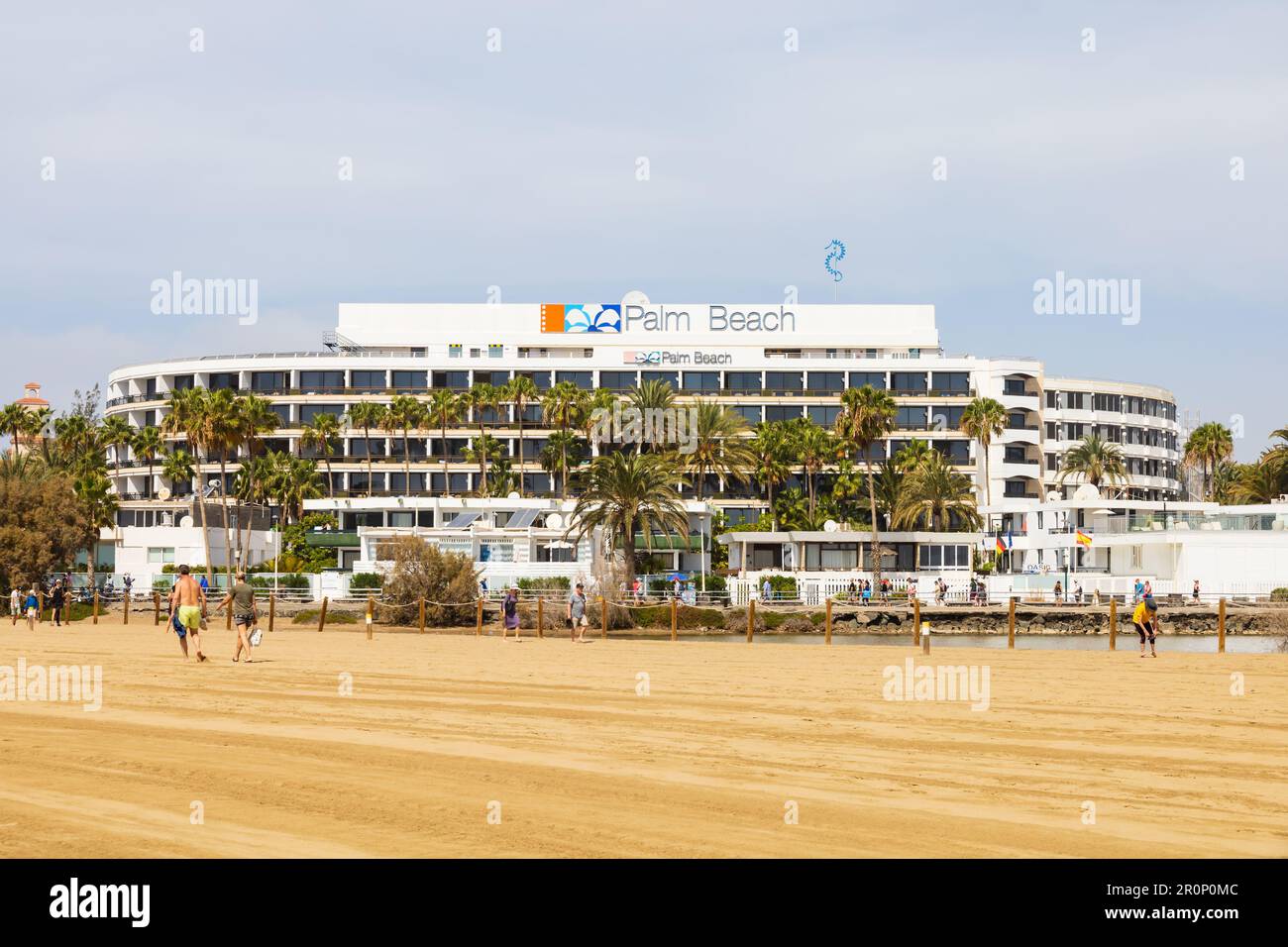 Palm Beach Hotel, Maspalomas Beach, Las Palmas, Gran Canaria, Spanien Stockfoto