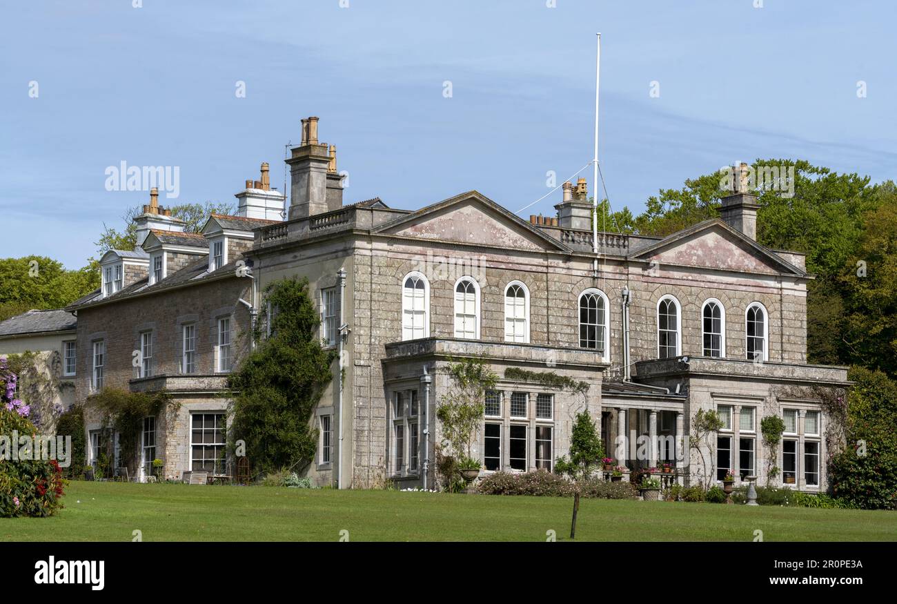 Trengwainton House, Boscathnoe Lane, Madron, Penzance, Cornwall, England, Großbritannien - Privates Heim von Oberstleutnant Sir Edward Bolitho. Stockfoto