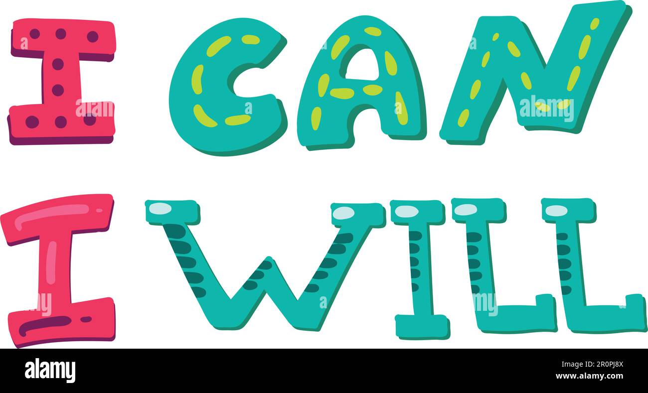 Zitat: Handgezeichnete Vektorschrift. Sportliche Motivation stilisierte Phrase. Isolierter flacher Konstruktionsteil Stock Vektor