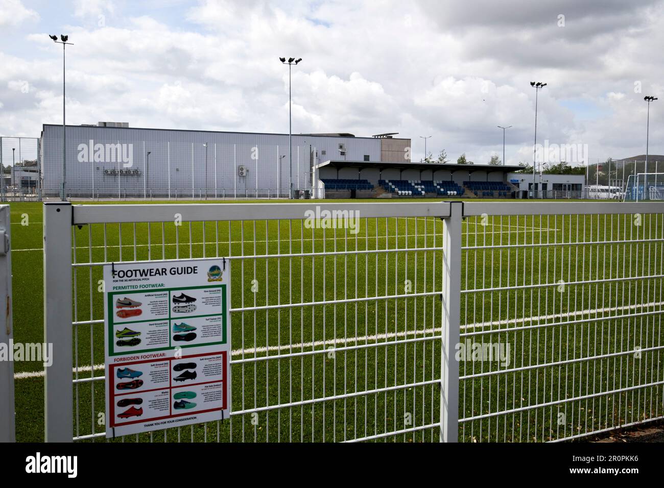 midgley Park Training Ground des Linfield FC Belfast, Nordirland, vereinigtes königreich Stockfoto