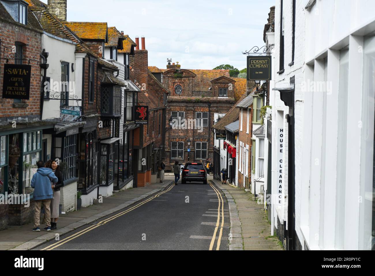 Rye-Lion-Straße Stockfoto