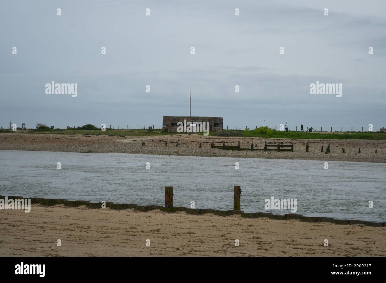 Camber Sands, East Sussex Stockfoto