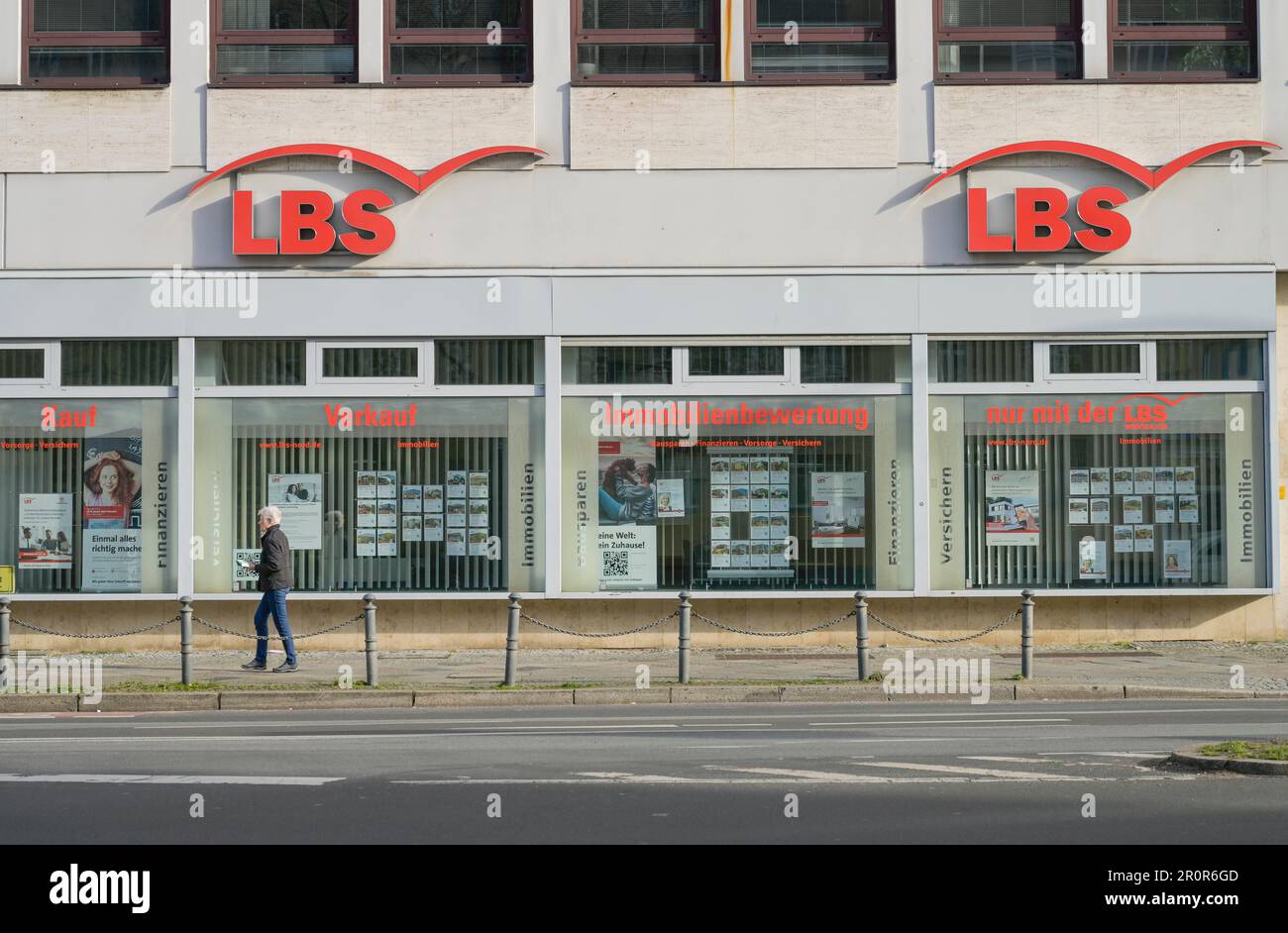 LBS Landesbausparkasse der Sparkasse, Hauptstraße, Schoeneberg, Berlin, Deutschland Stockfoto