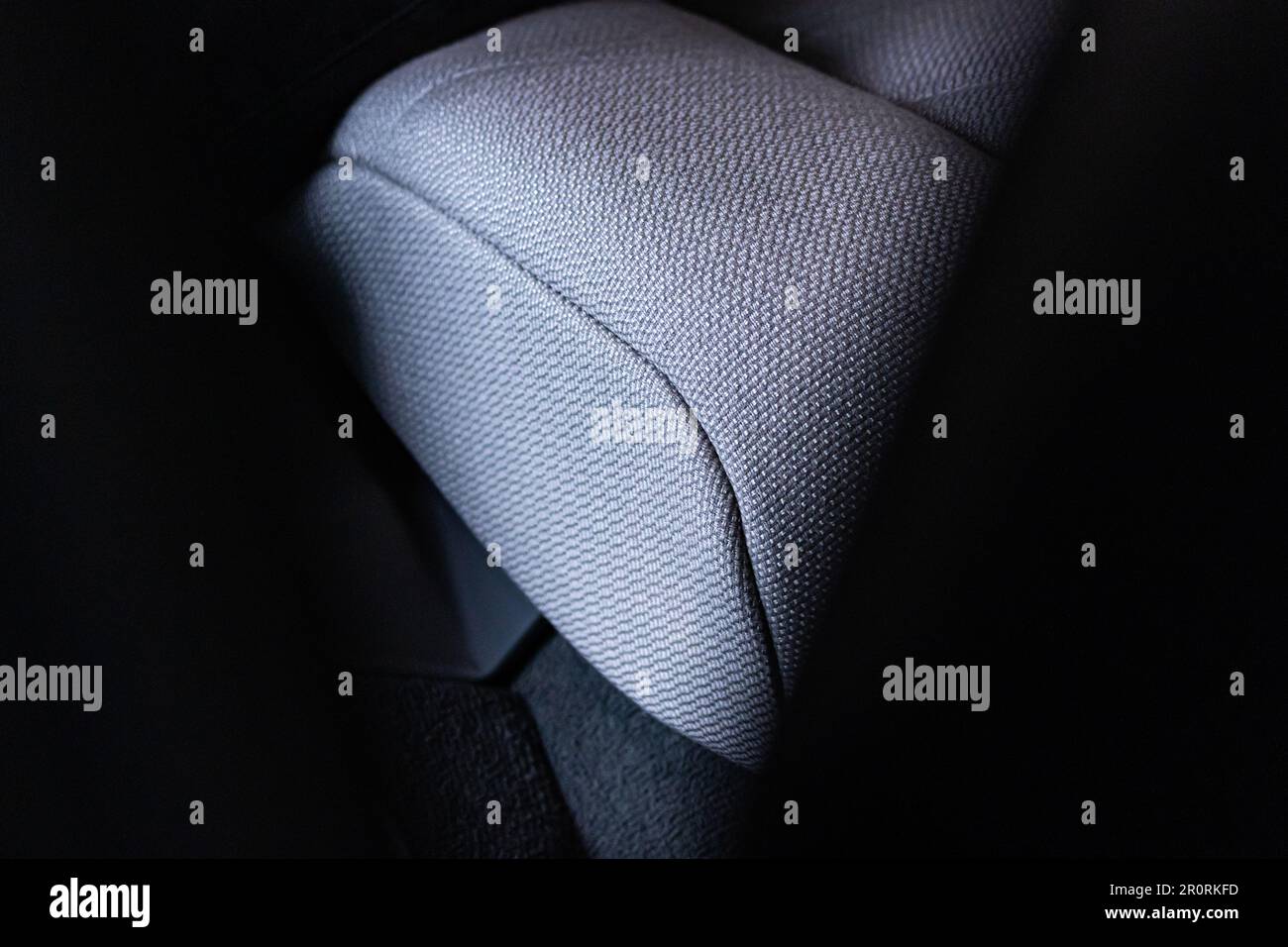 Detailfoto Rücksitz des BMW i7 2023 Stockfoto