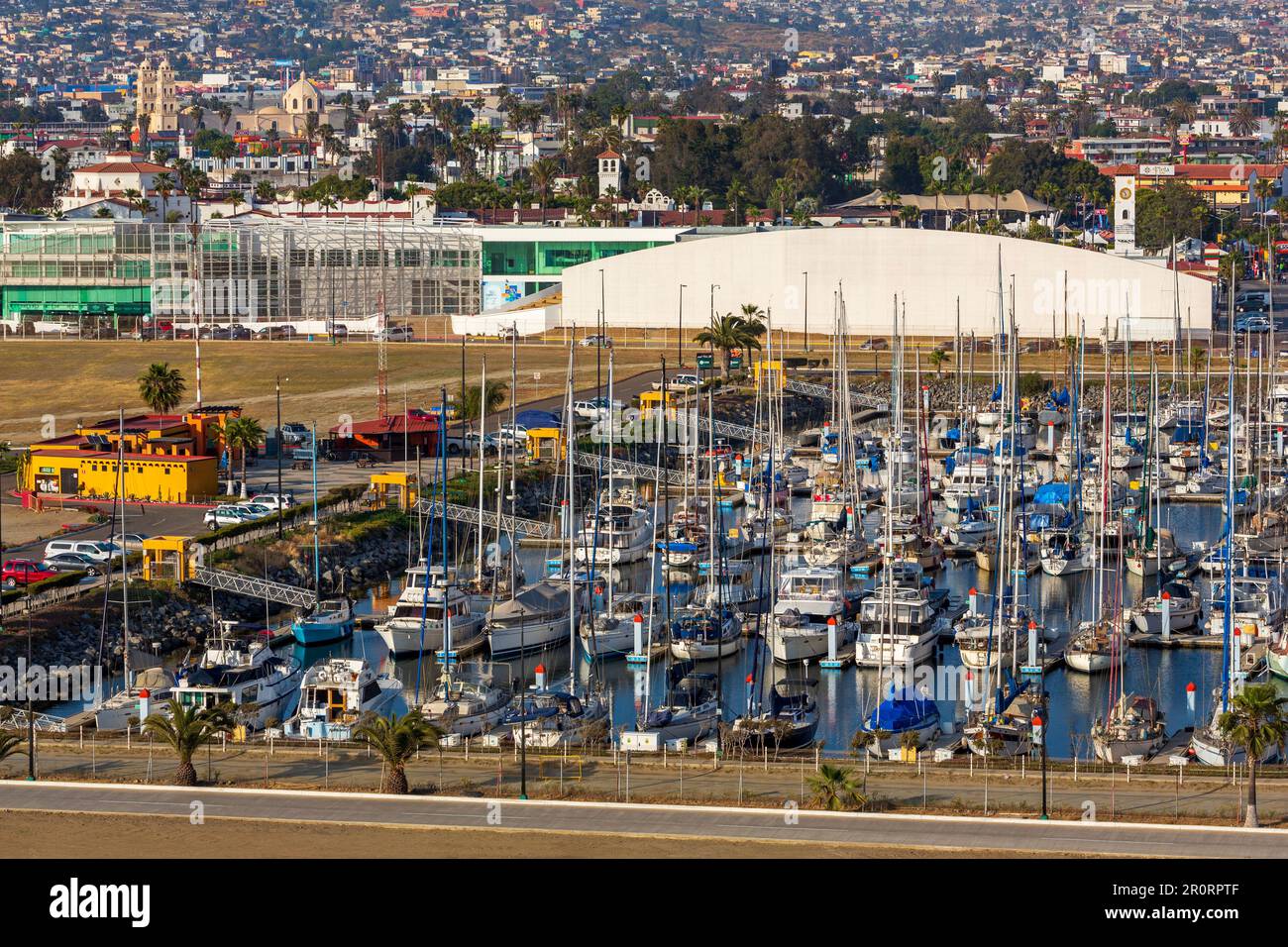 Yachthafen, Hafen von Ensenada, Baja California, Mexiko Stockfoto