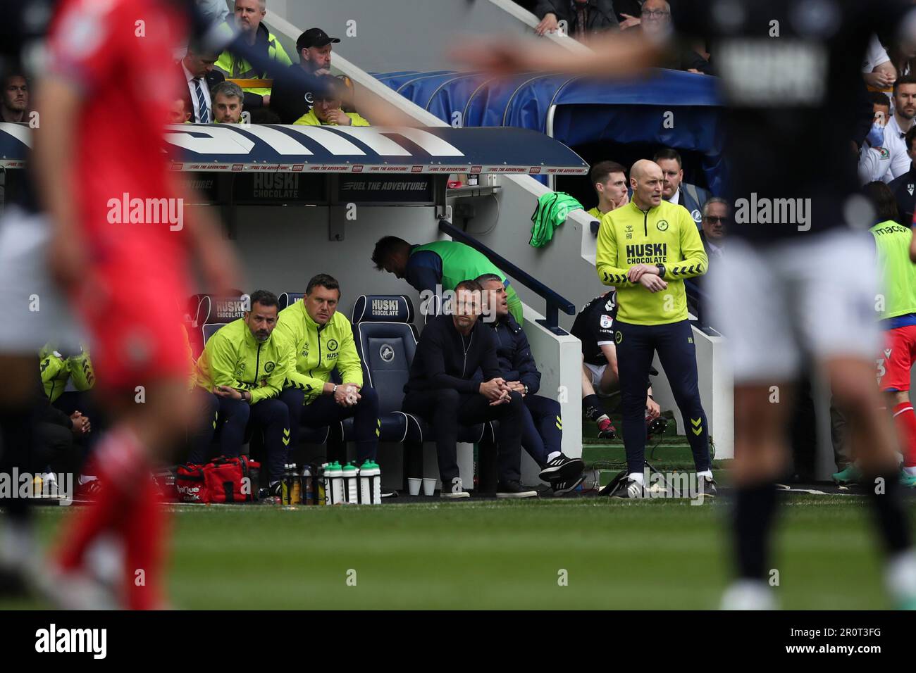 Gary Rowett Manager von Millwall während des Sky Bet Championship-Spiels zwischen Millwall und Blackburn Rovers im Den, London, am Montag, den 8. Mai 2023. (Foto: Tom West | MI News) Guthaben: MI News & Sport /Alamy Live News Stockfoto