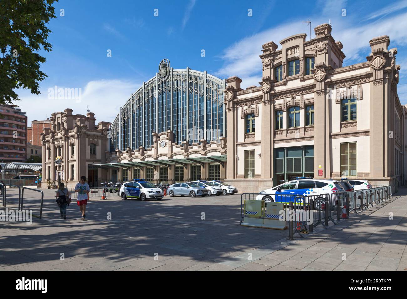 Barcelona, Spanien - Juni 08 2018: Der Estació del Nord oder Estación del Norte ist ein ehemaliger Bahnhof, der ursprünglich 1862 eröffnet wurde und als geschlossen wurde Stockfoto