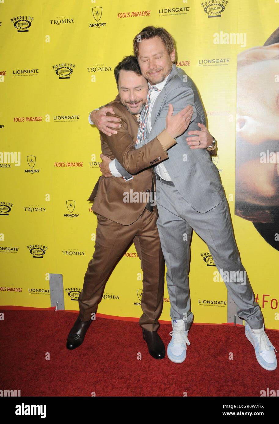 Los Angeles, Kalifornien. 9. Mai 2023. Jimmi Simpson, Charlie Day bei der Ankunft für DIE Premiere DES NARREN PARADISE, TCL Chinese Theatre, Los Angeles, CA, 9. Mai 2023. Kredit: Elizabeth Goodenough/Everett Collection/Alamy Live News Stockfoto
