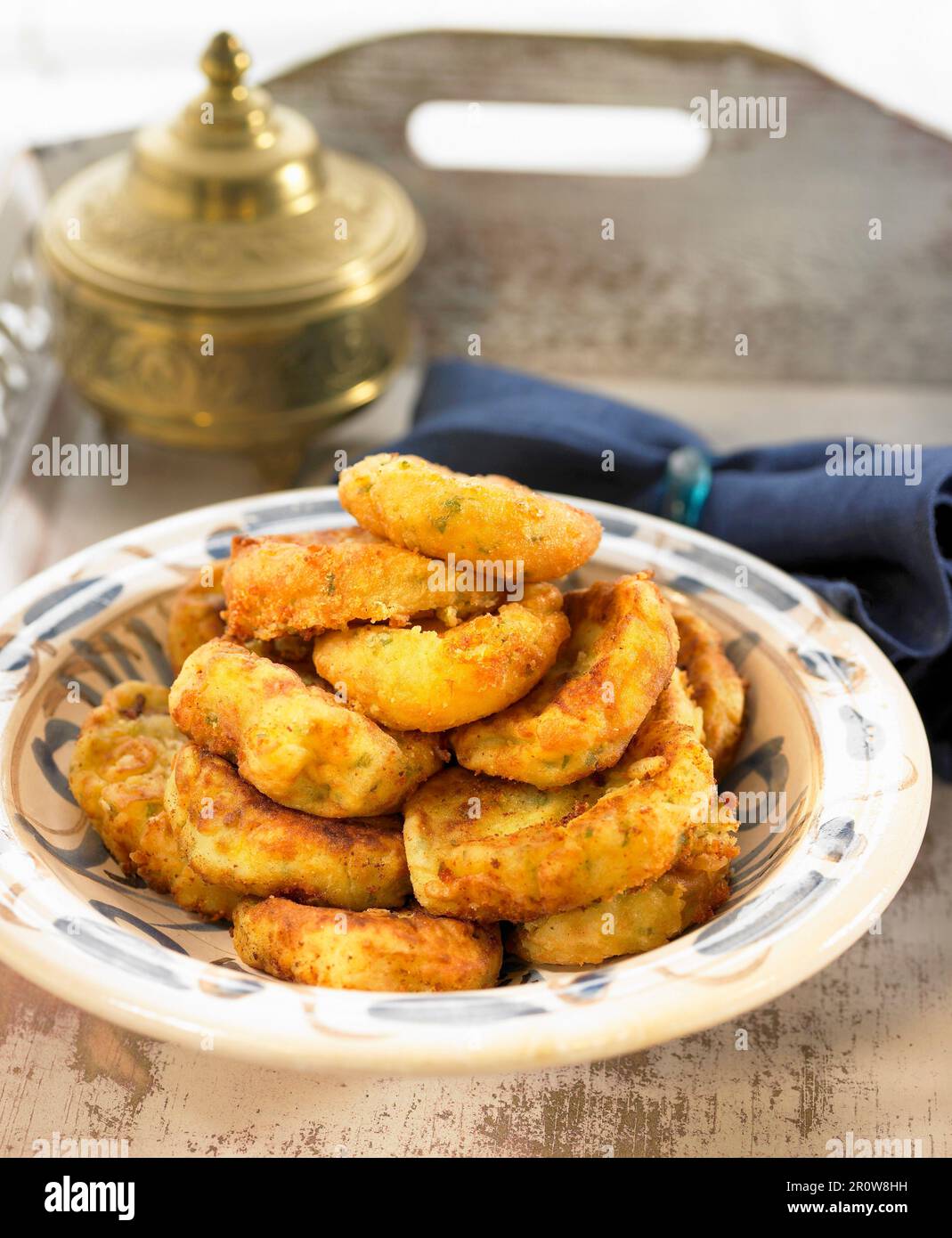 Kartoffel-Krapfen Stockfoto