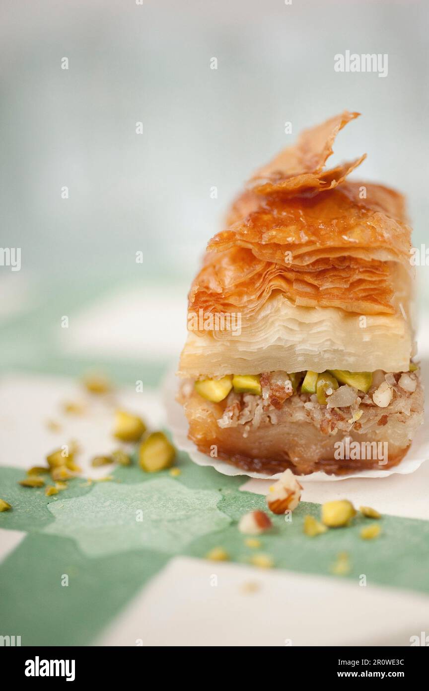 Libanesisches Baklava Stockfoto