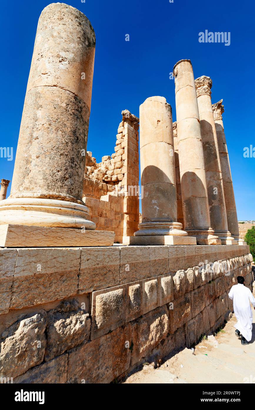 Jordanien. Die griechisch-römische Stadt Gerasa Jerash Stockfoto