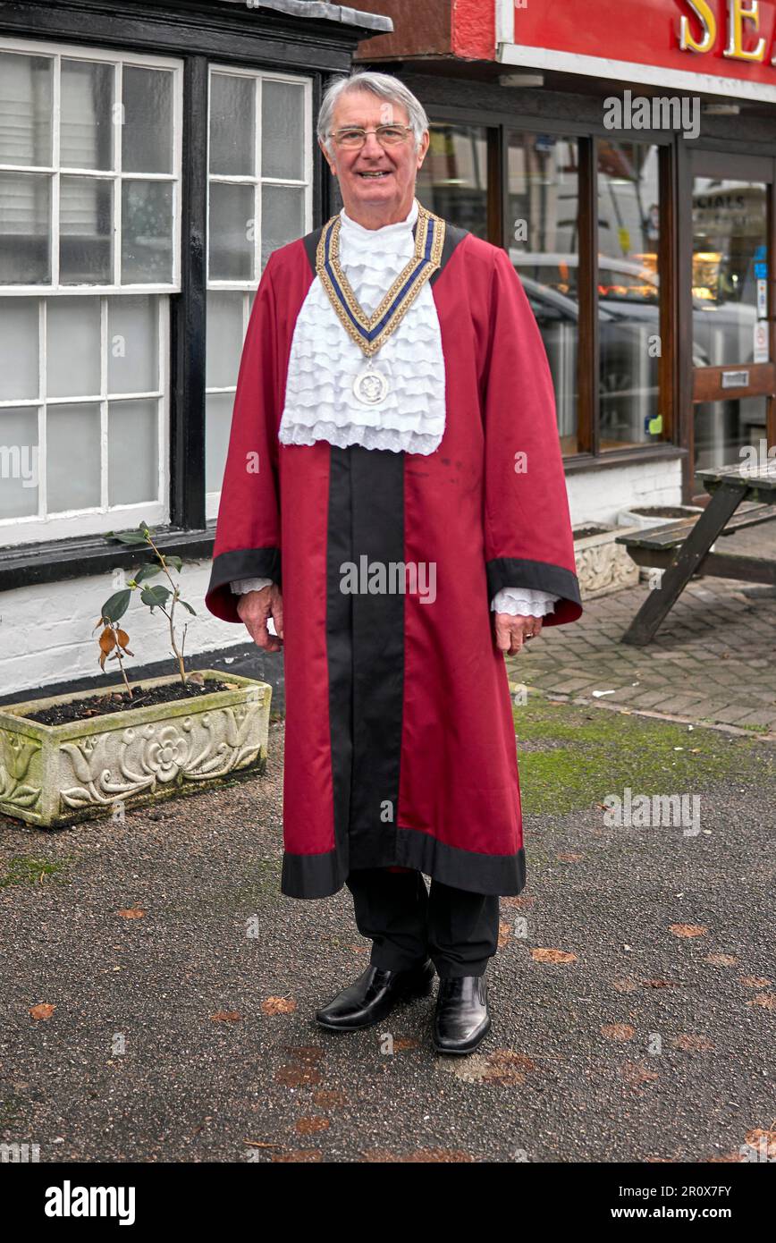 Court Leet Henley in Arden Warwickshire England, Großbritannien. Er bewahrt die Traditionen und die Geschichte der Stadt und repräsentiert und fördert die Stadt. Stockfoto