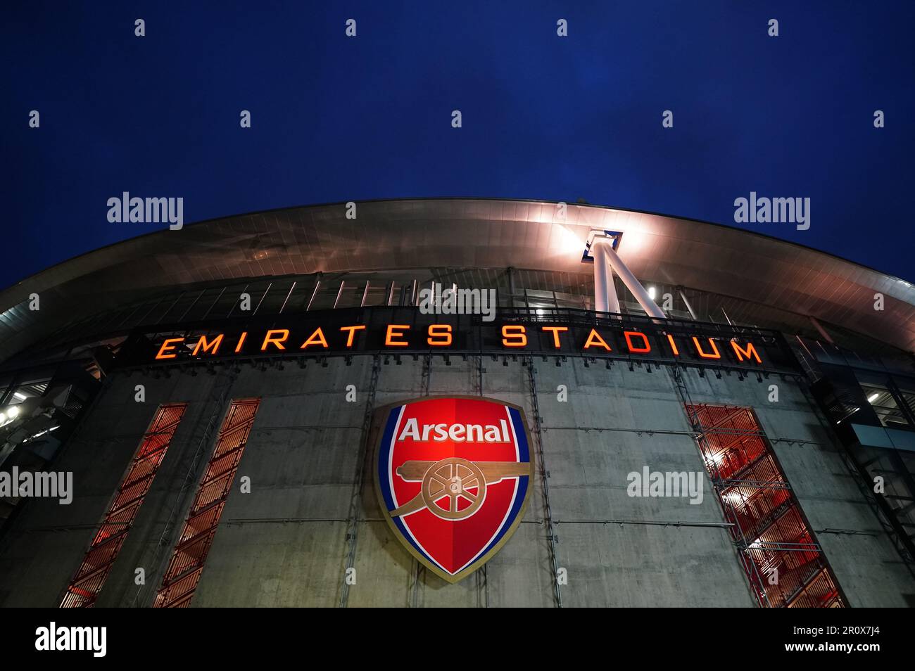 Aktenfoto vom 19.-11-2022. Emirates Stadium, London. Arsenal wird in der nächsten Saison fünf Women's Super League-Spiele im Emirates Stadium spielen und engagiert sich dafür, dort alle Champions League-Spiele auszurichten, falls sie sich für die Gruppenbühne qualifizieren. Ausgabedatum: Mittwoch, 10. Mai 2023. Stockfoto