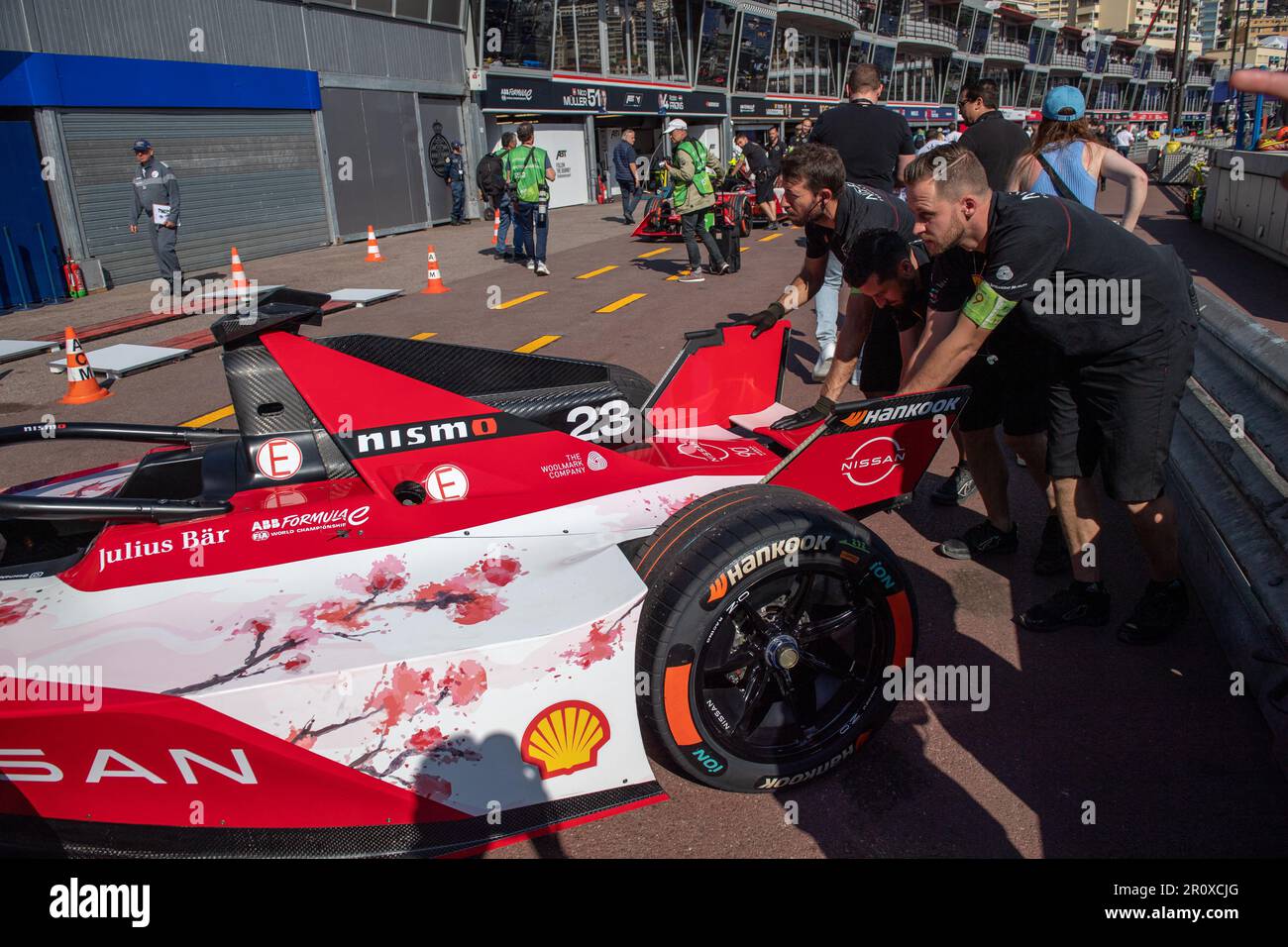 Das FormelETeam von Sacha Fenestraz Nissan ist während der FIA ABB
