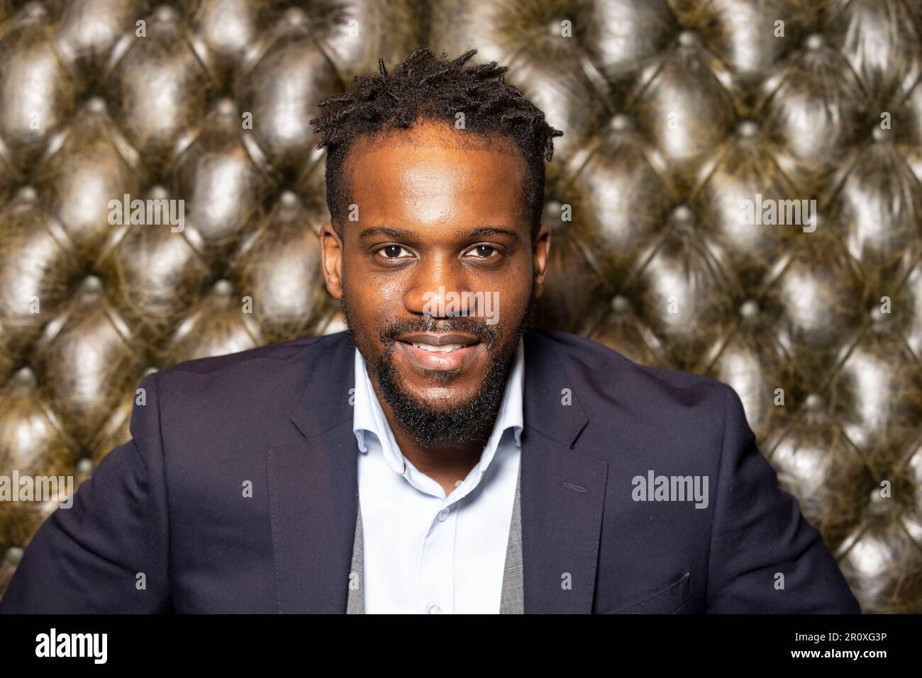 FOTO: JEFF GILBERT 27. April 2023. Ehemaliger Boris-Berater Samuel Kasumu, Vorreiter für Tory-Kandidat für die Londoner Bürgermeisterschaft. Stockfoto