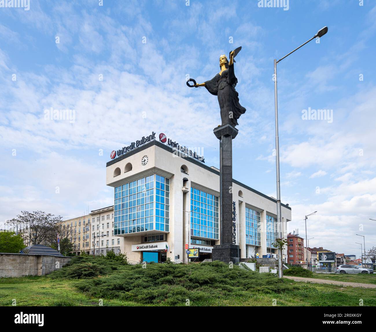 Sofia, Bulgarien. Mai 2023. Statue der Sveta Sofia auf dem Boulevard Todor Alexandrov im Stadtzentrum Stockfoto