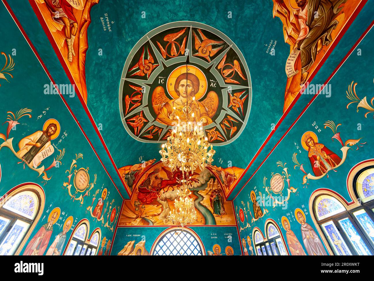 Jordanien. St. Johannes der Täufer Kirche. Bethany jenseits des Jordan Stockfoto