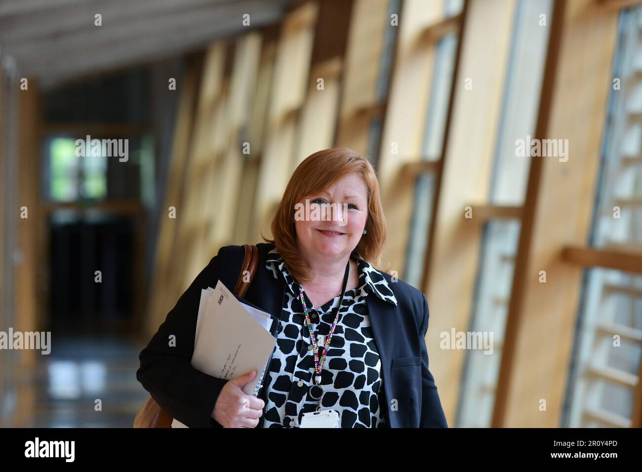 Edinburgh Scotland, Vereinigtes Königreich, 10. Mai 2023. Emma Harper vom Schottischen Parlament. Live-Nachrichten von sst/alamy Stockfoto