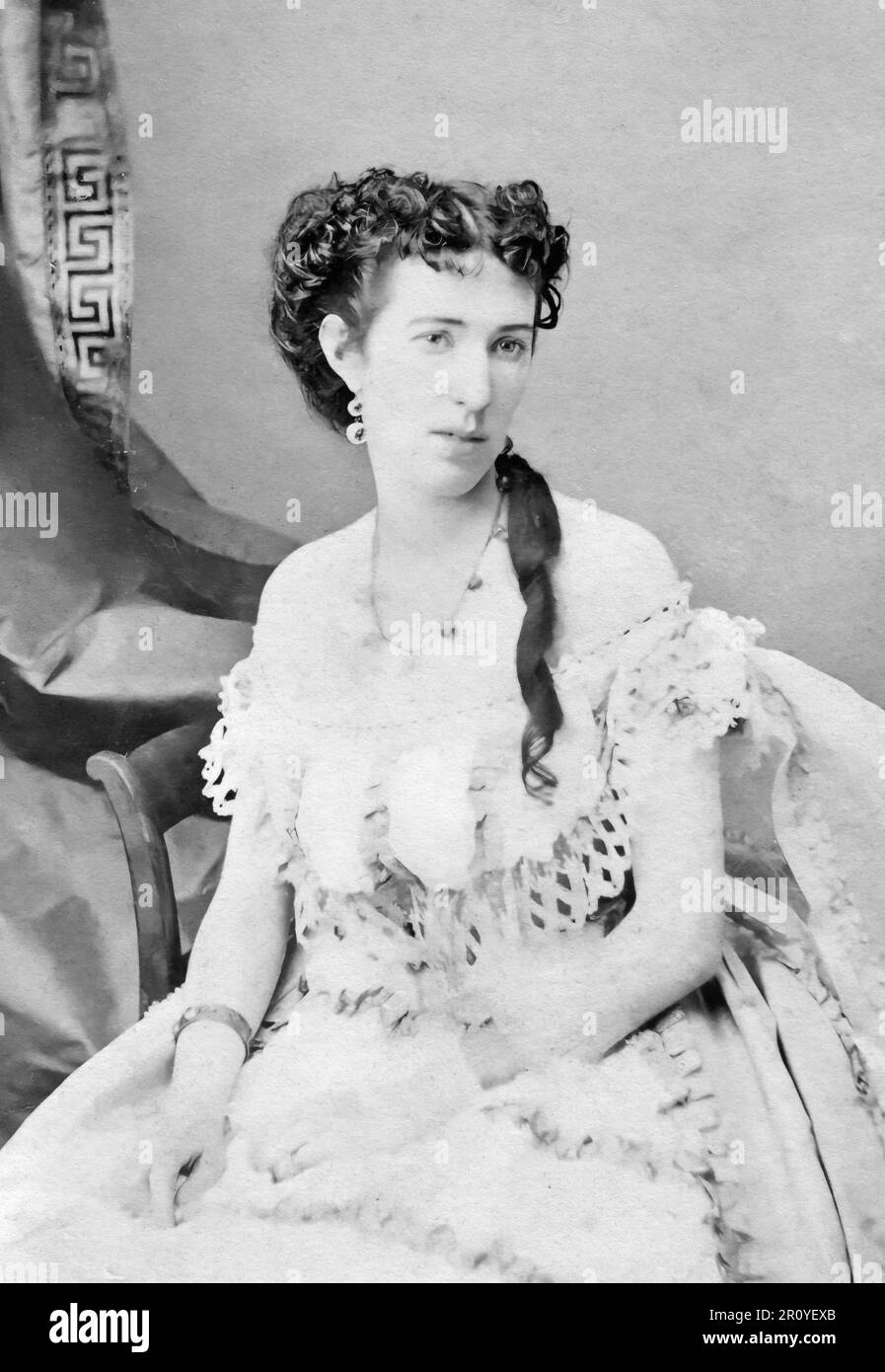Belle Boyd. Portrait der amerikanischen Spionin der Konföderierten Maria Isabella Boyd (1844-1900), c. 1868 Stockfoto
