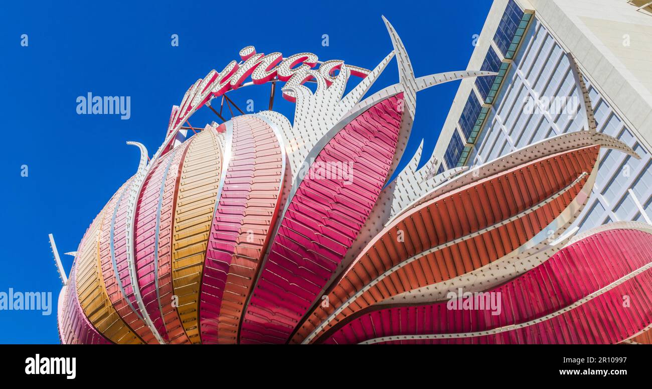 Das Flamingo Hotel, Resort und Casino in Las Vegas, Nevada. Stockfoto
