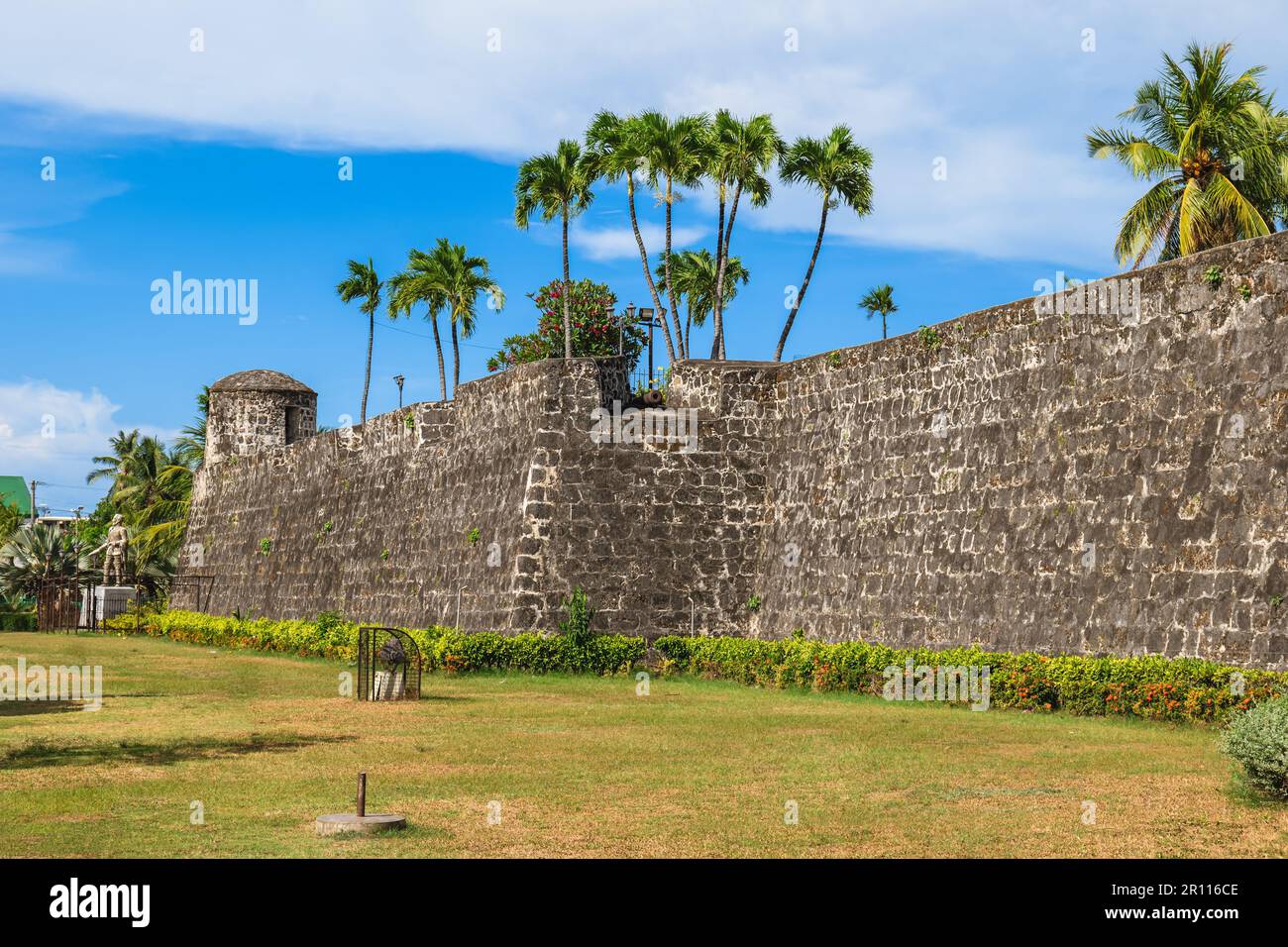 Fort San Pedro, eine militärische Verteidigungsstruktur in Cebu, Philippinen Stockfoto