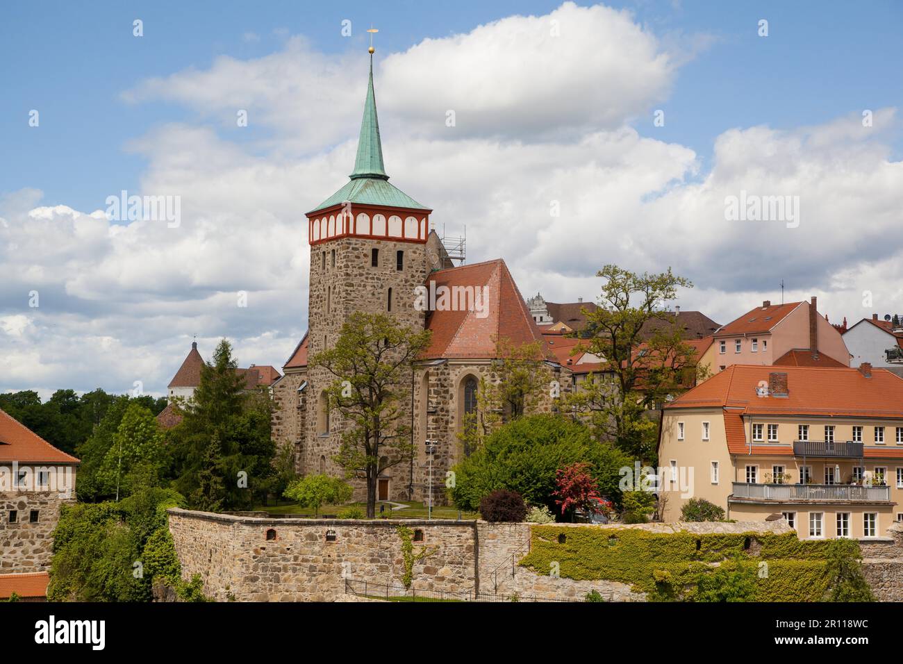 Blick auf die Altstadt von Bautzen Stockfoto