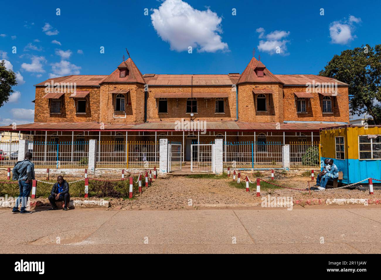 Bahnhof von Lubumbashi, DR Kongo Stockfoto