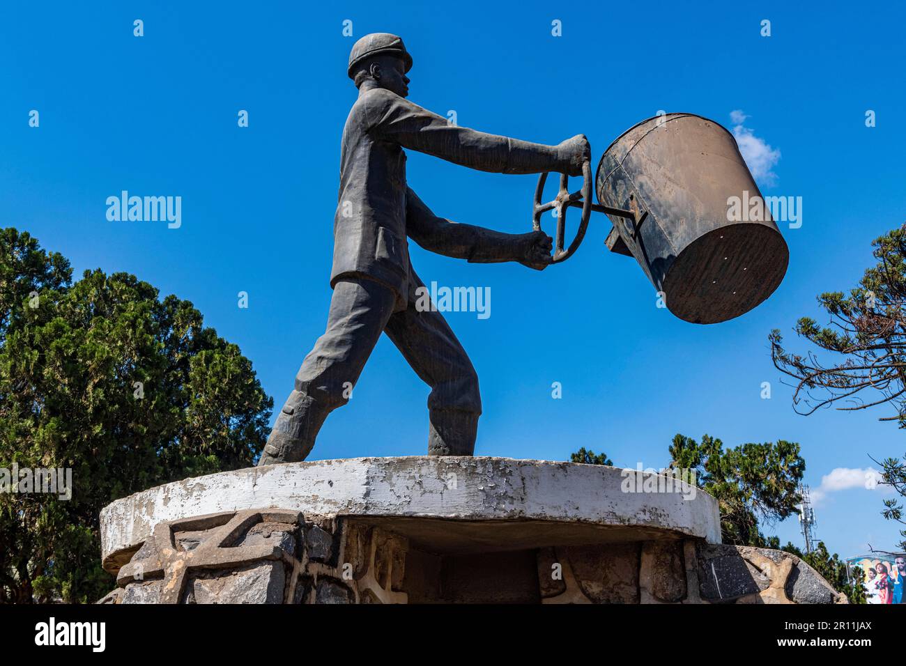 Kolonialzentrum, Lubumbashi, DR Kongo Stockfoto