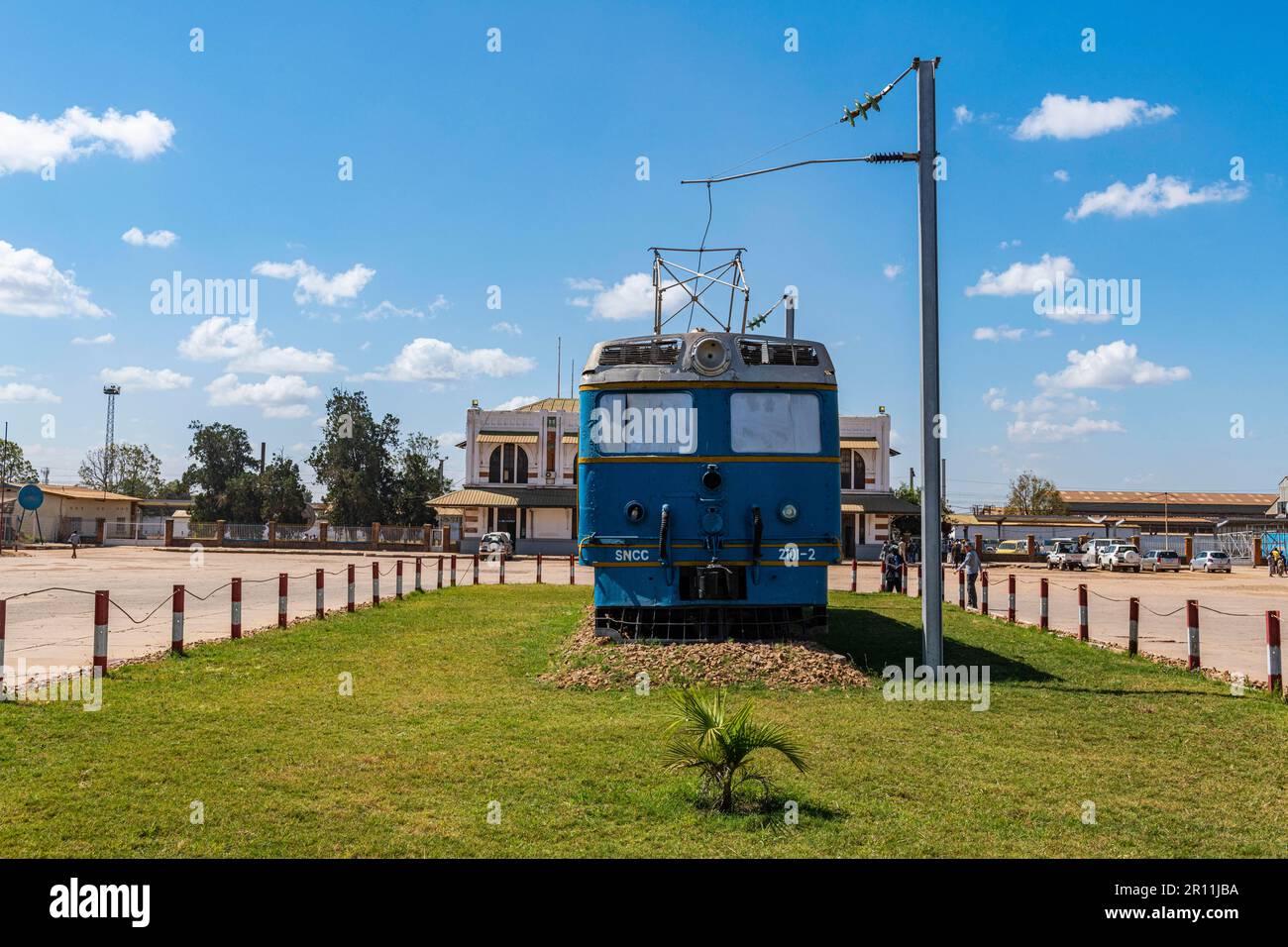 Bahnhof von Lubumbashi, DR Kongo Stockfoto