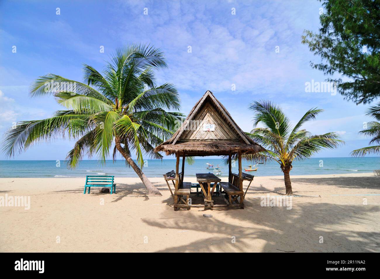 Der wunderschöne Strand in Ban Krut, Thailand. Stockfoto