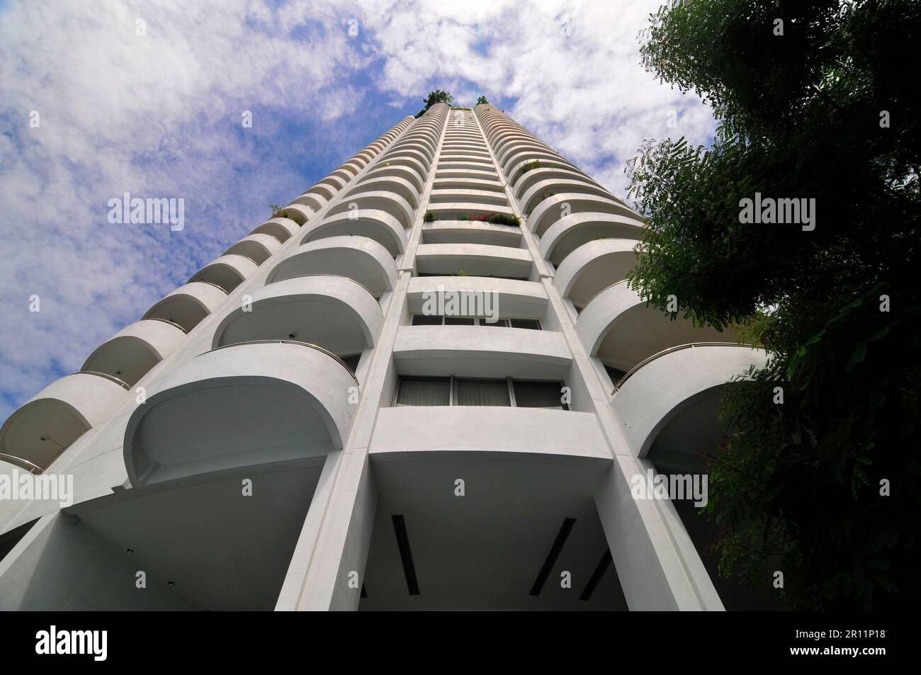 Supakarn Ferienwohnung am Chao Phraya Fluss in Bangkok, Thailand. Stockfoto