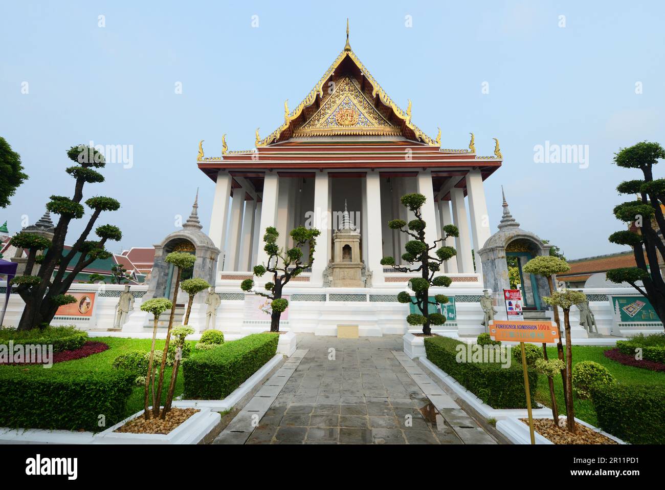 Wat Suthat, Bangkok, Thailand. Stockfoto