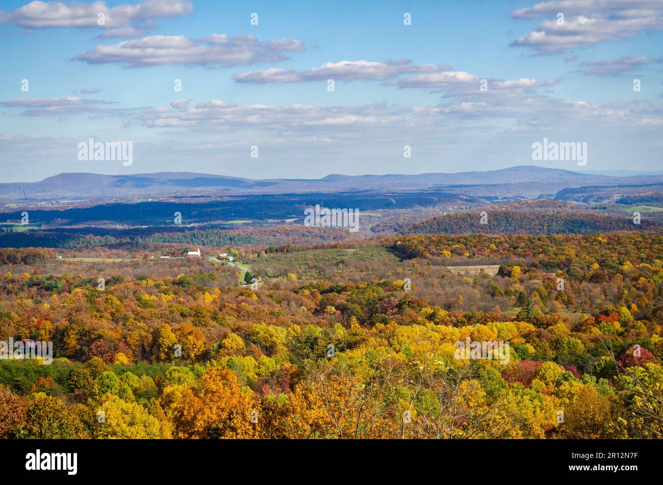 Sideling Hill, Ridge in Maryland Stockfoto