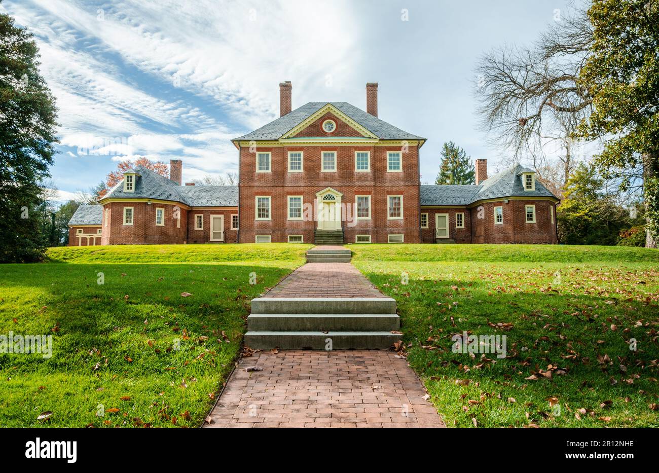 Montpelier Mansion, Museum in South Laurel, Maryland Stockfoto
