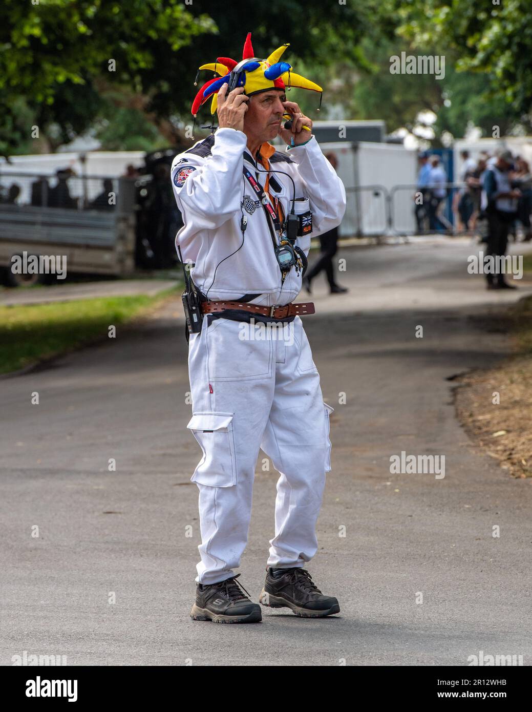 Goodwood, Nr Chichester, West Sussex, Großbritannien, am 23 2022. Juni. Ein Kurs Marshall auf dem Goodwood Festival of Speed in Goodwood, Nr Chichester, West Sussex, Großbritannien, am 23 2022. Juni. Kredit: Francis Knight/Alamy Stockfoto