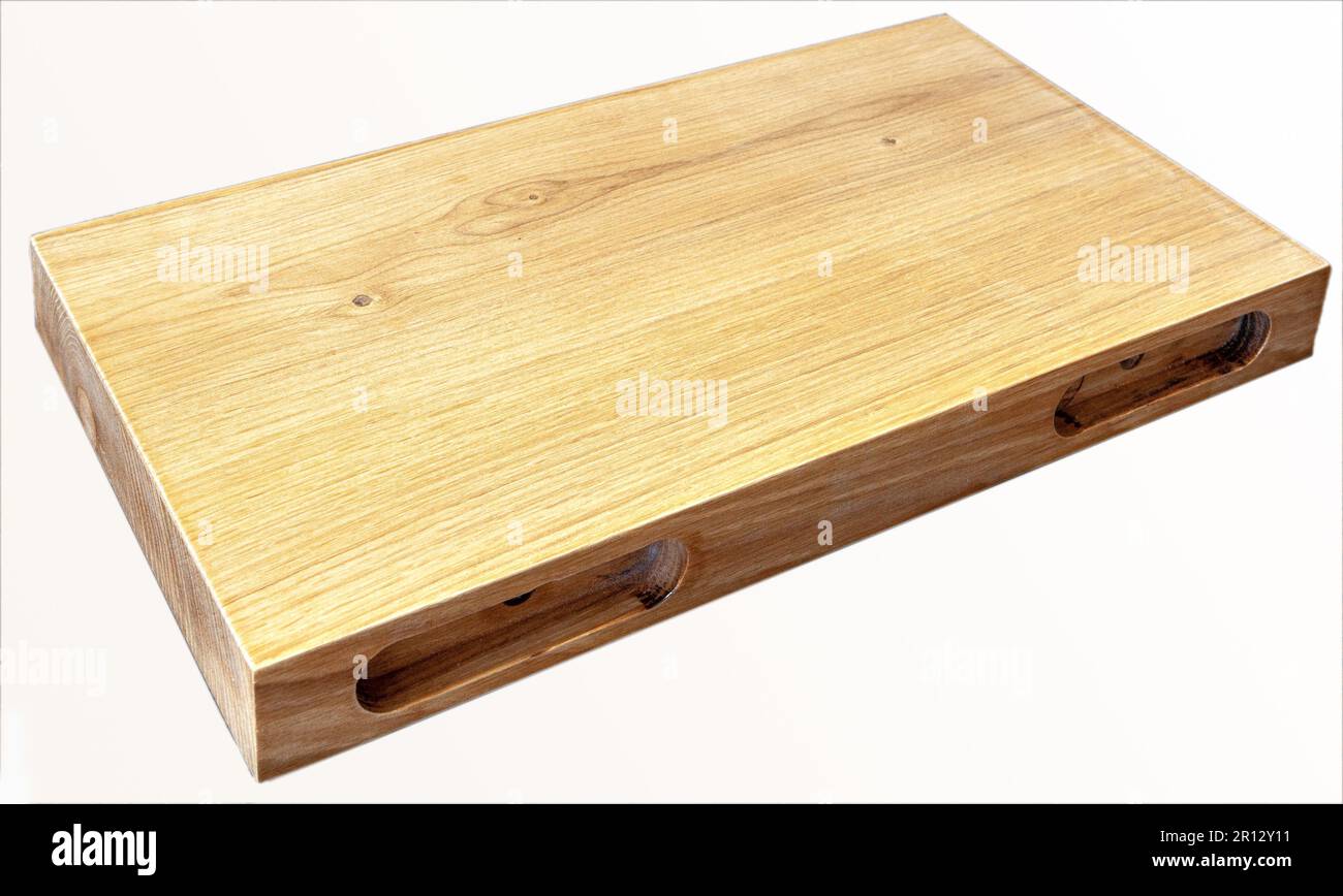 Möbel, verschiedene Arten von Holzmöbeln auf weißem Hintergrund für einen Online-Shop-Katalog Stockfoto