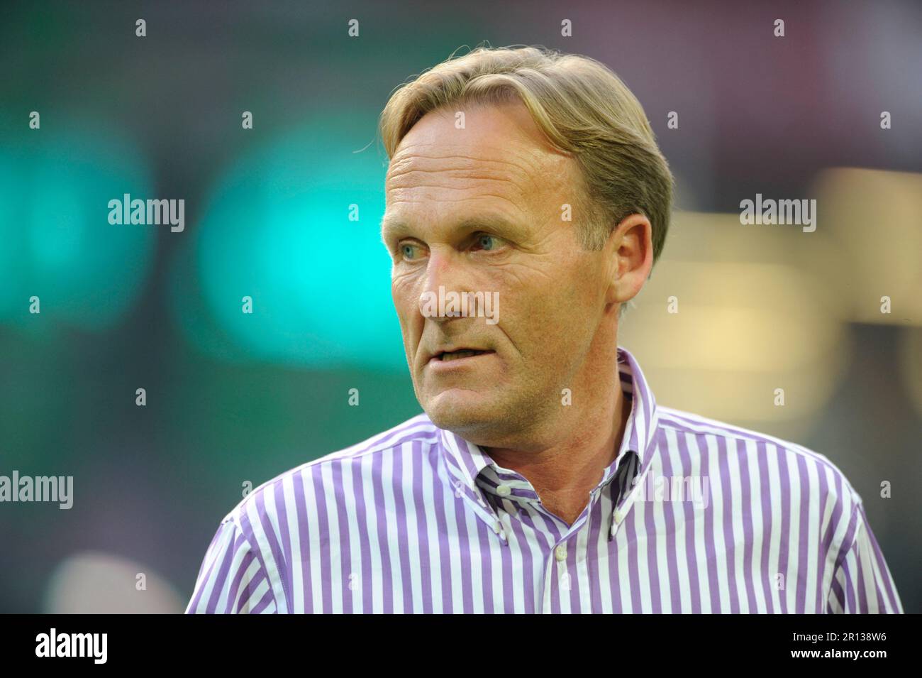 Hans-Joachim Watzke Geschäftsführer Dortmund Fußball Freundschaftsspiel Borussia Dortmund - Real Madrid 0:5. 19,8.2009. Stockfoto