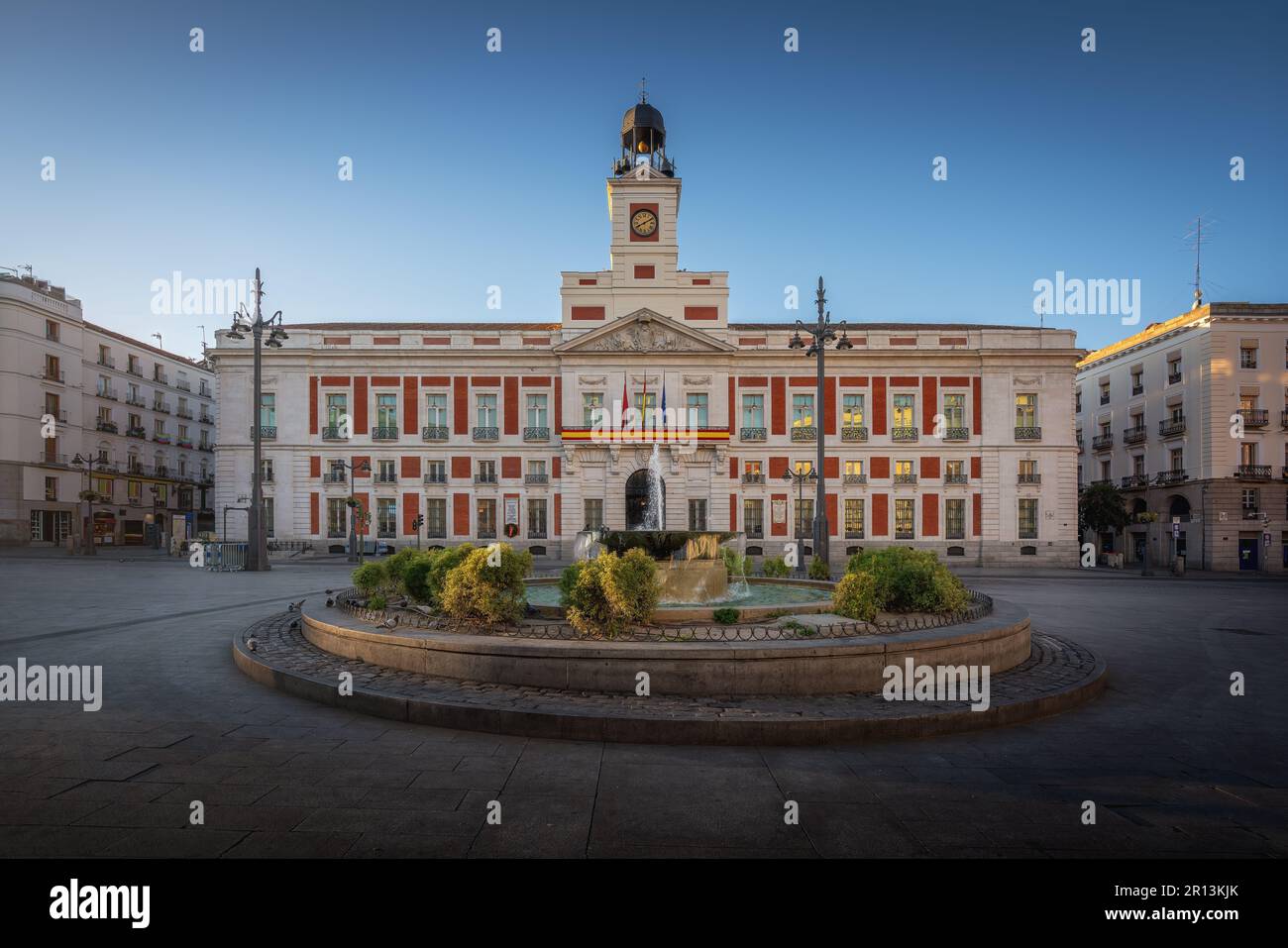 Puerta del Sol Square - Madrid, Spanien Stockfoto
