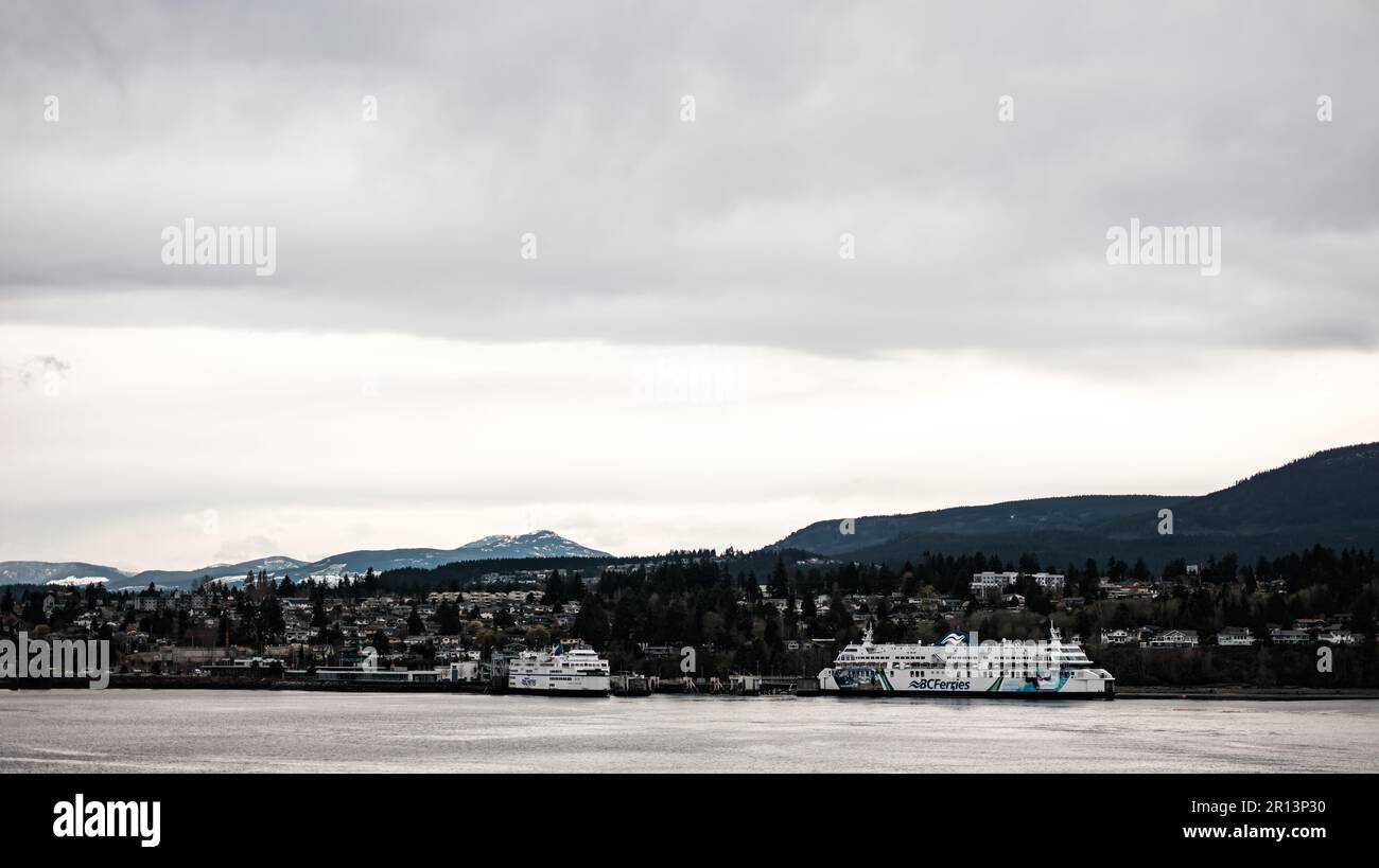 Der Hafen von Nanaimo auf Vancouver Island, British Columbia, Kanada. Stockfoto