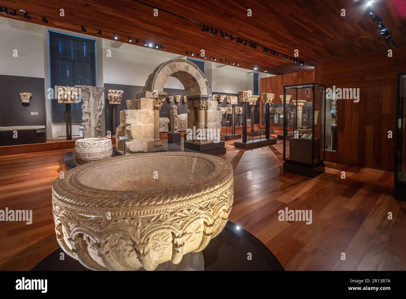 Innenansicht des Archäologischen Nationalmuseums - Madrid, Spanien Stockfoto