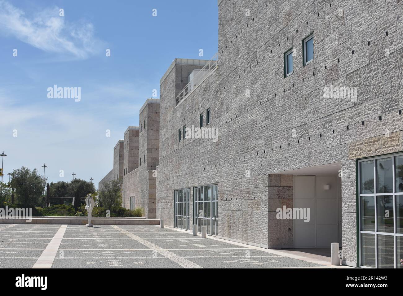 Dachterrasse des Centro Cultural de Belem Stockfoto
