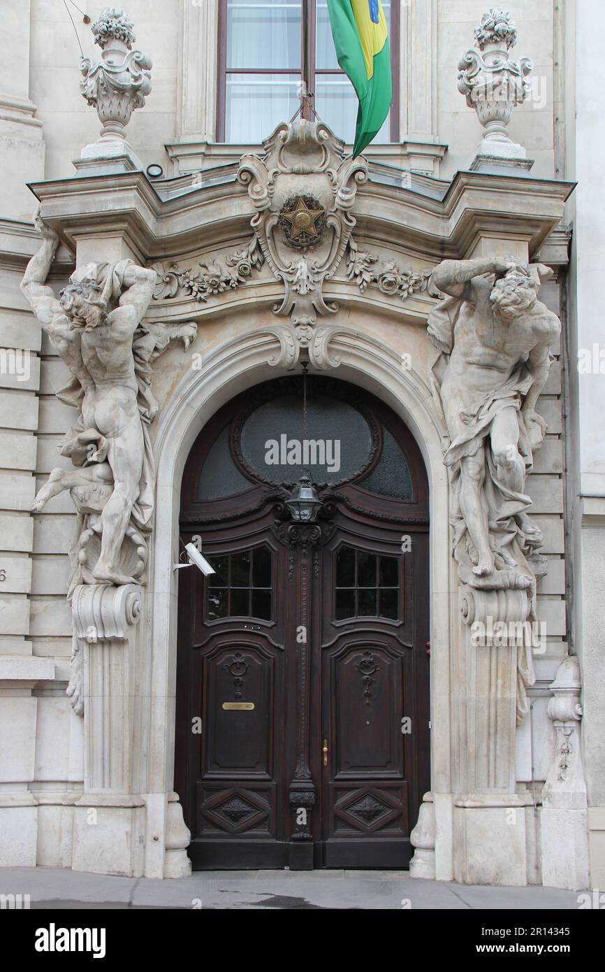 barockpalast rothschild in wien (österreich) Stockfoto