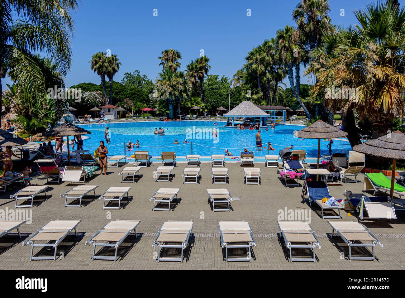 Esperia Palace Hotel - Lido Marini, Salento, Apulien, Italien Stockfoto