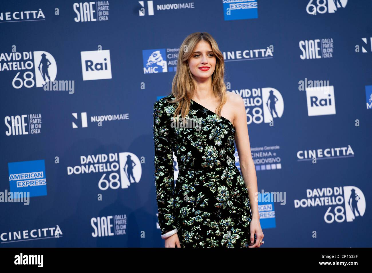 Rom, Italien, 10. Mai 2023, Benedetta Porcaroli besucht den roten(04)