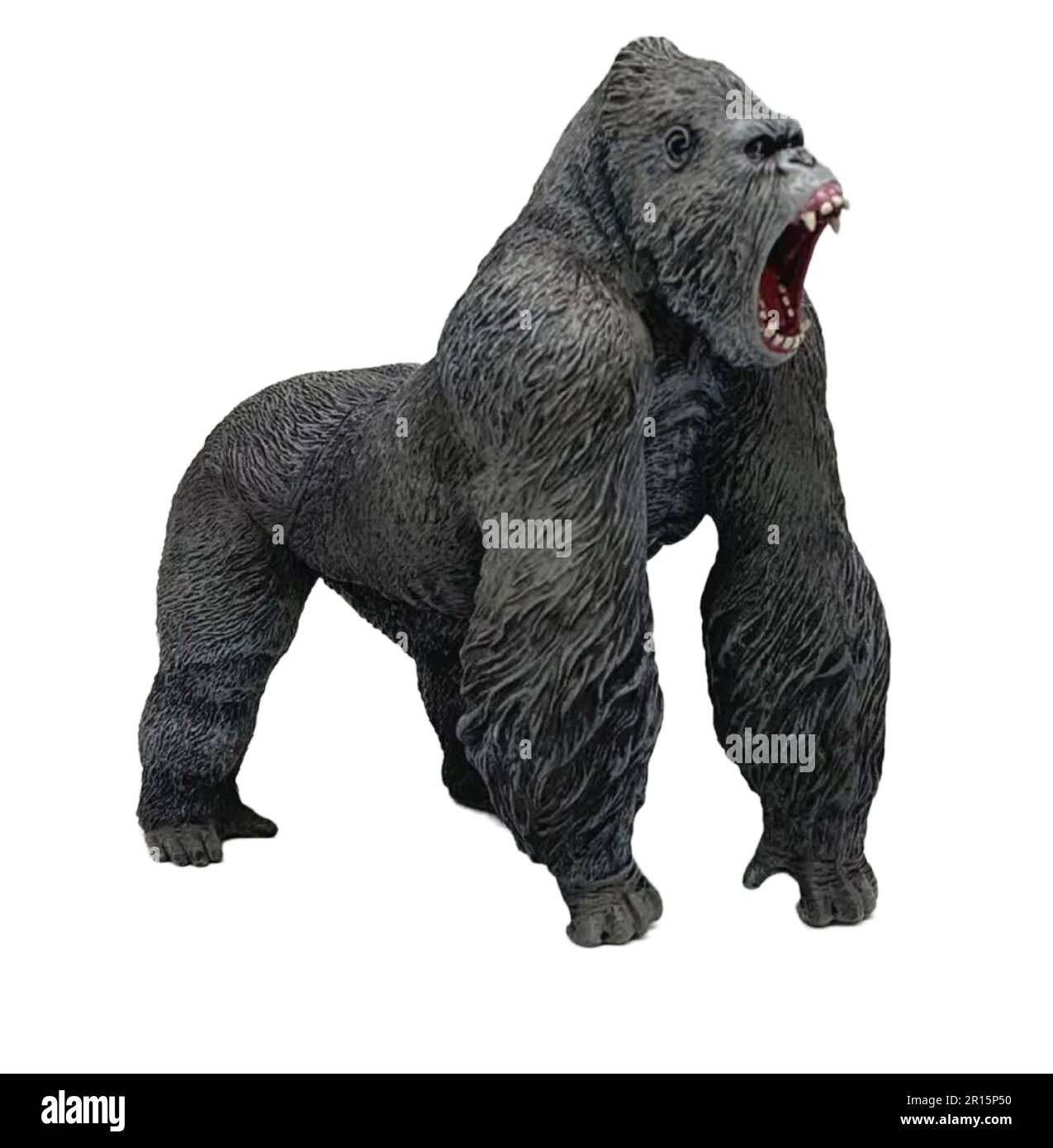 Schwarzer Angry Gorilla Stock Vektor