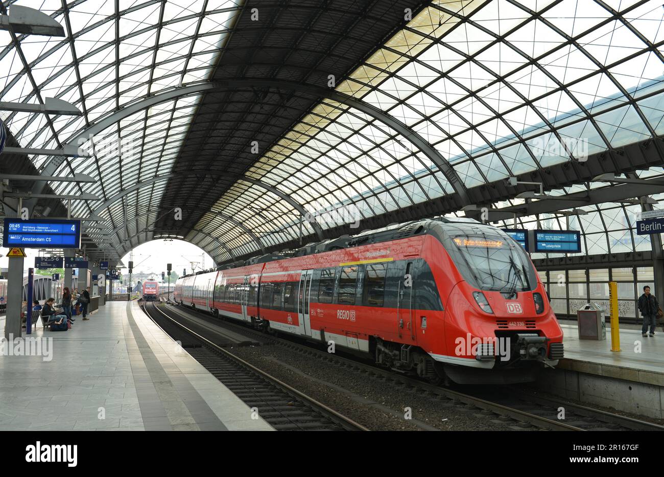 Bahnhof Spandau, Berlin, Deutschland Stockfoto