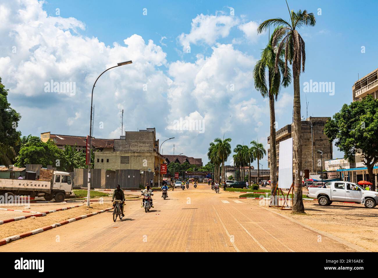 Kolonialzentrum, Kisangani, DR Kongo Stockfoto