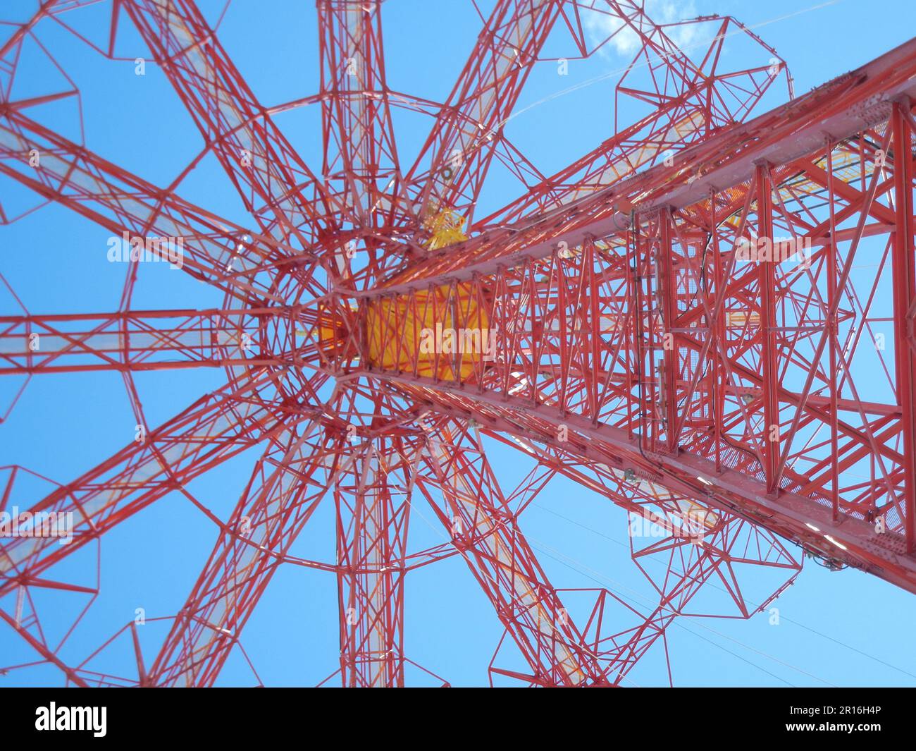 Coney Island/Fallschirmsprung Stockfoto