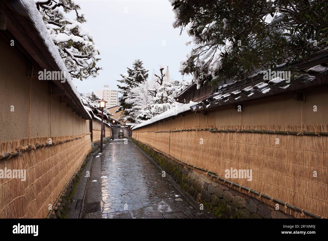 Die Samurai-Häuser in Nagamachi Stockfoto