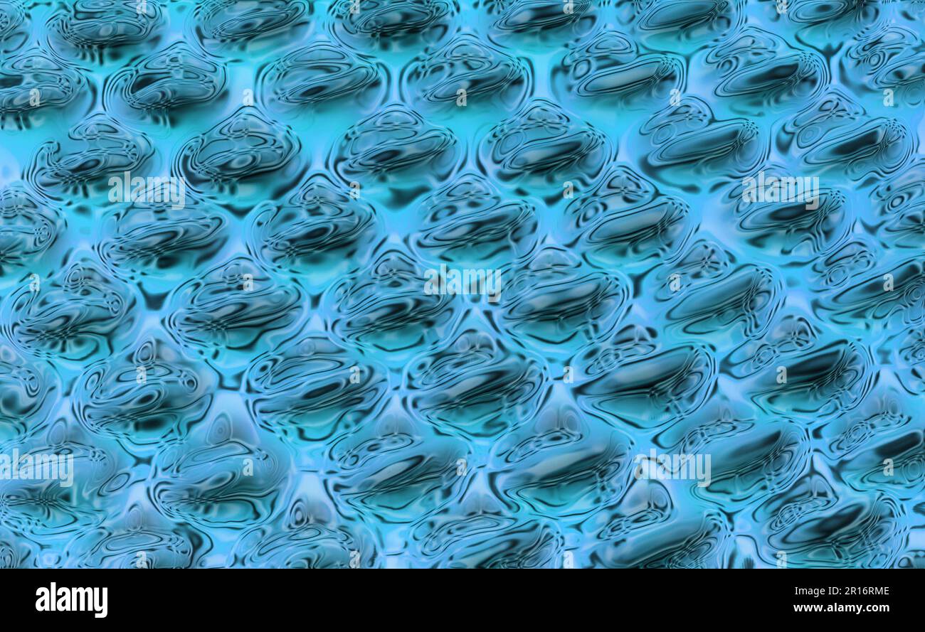 Abstrakte Wassertextur, die vom Computer erzeugt wird Stockfoto